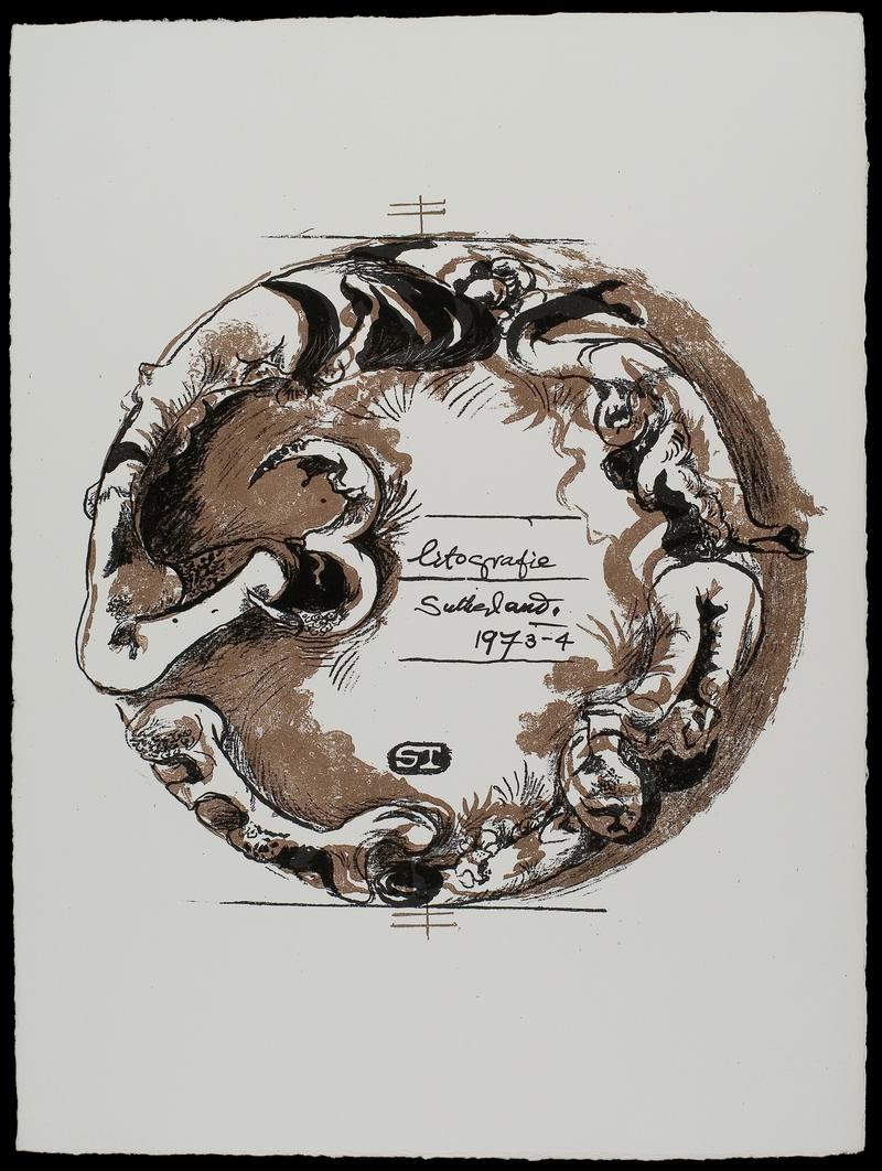 Frontispiece for The Swimmer, Roses, The Rock