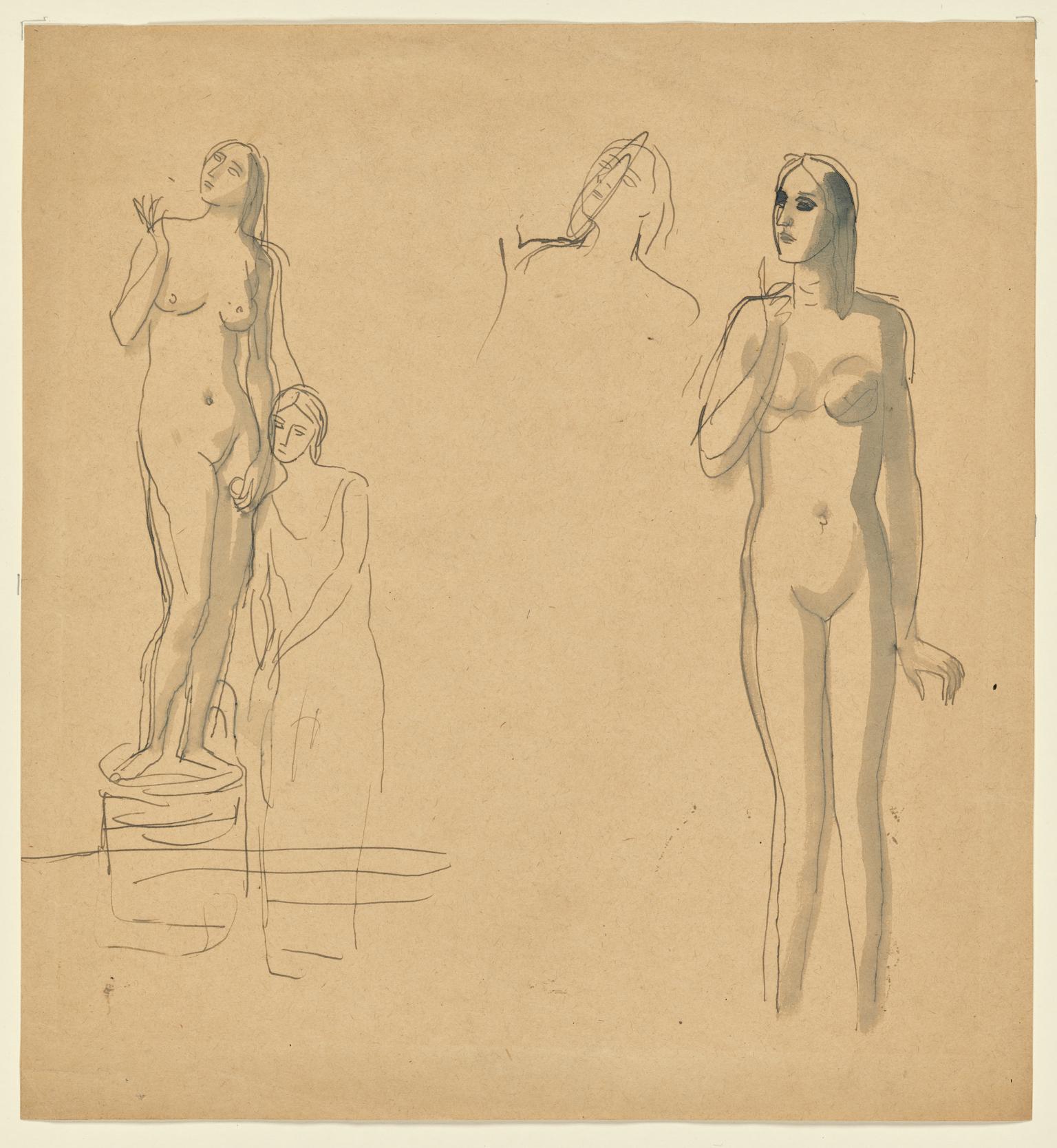 Studies of a standing Woman