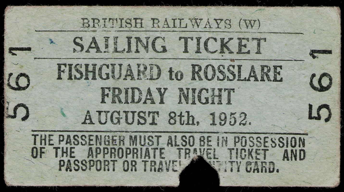 British Railways ticket