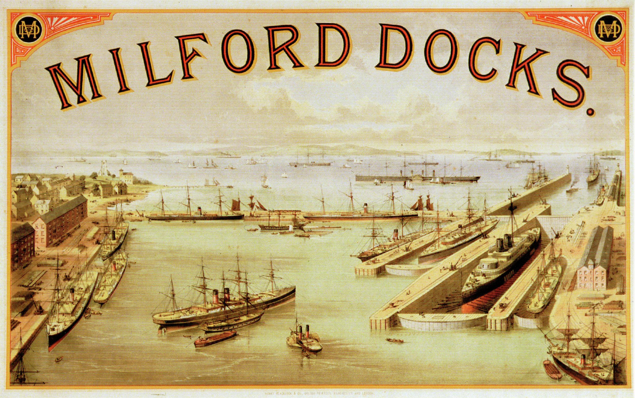 Milford Docks (poster/print)