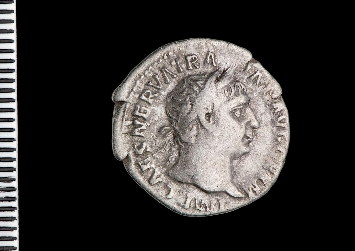 silver denarius (obv.)