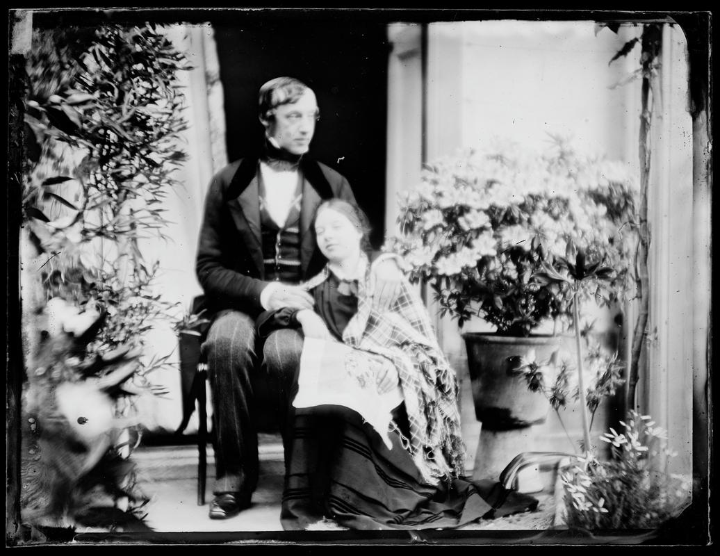 C.R.M. Talbot & Olivia, glass negative