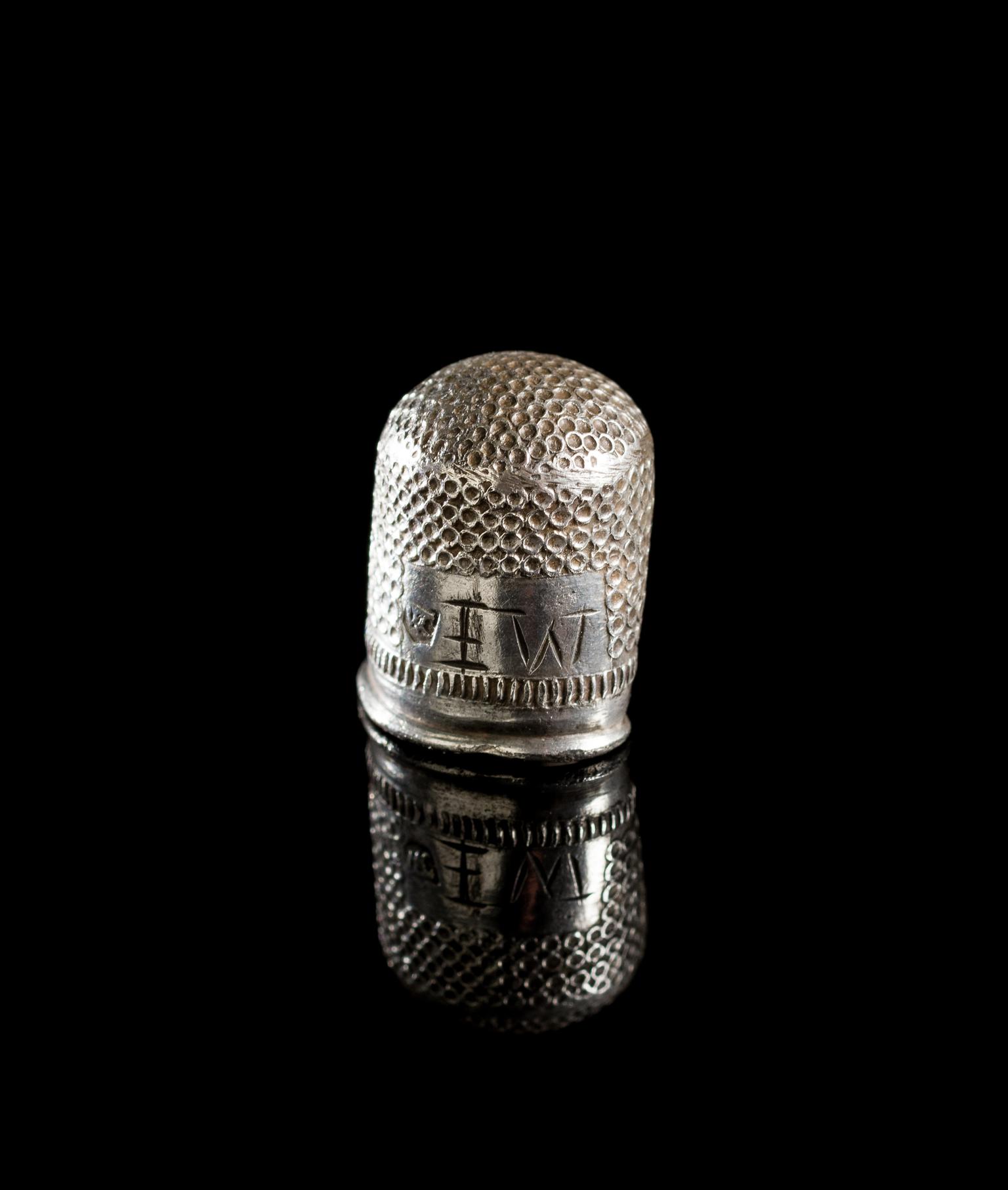 Post-Medieval silver thimble