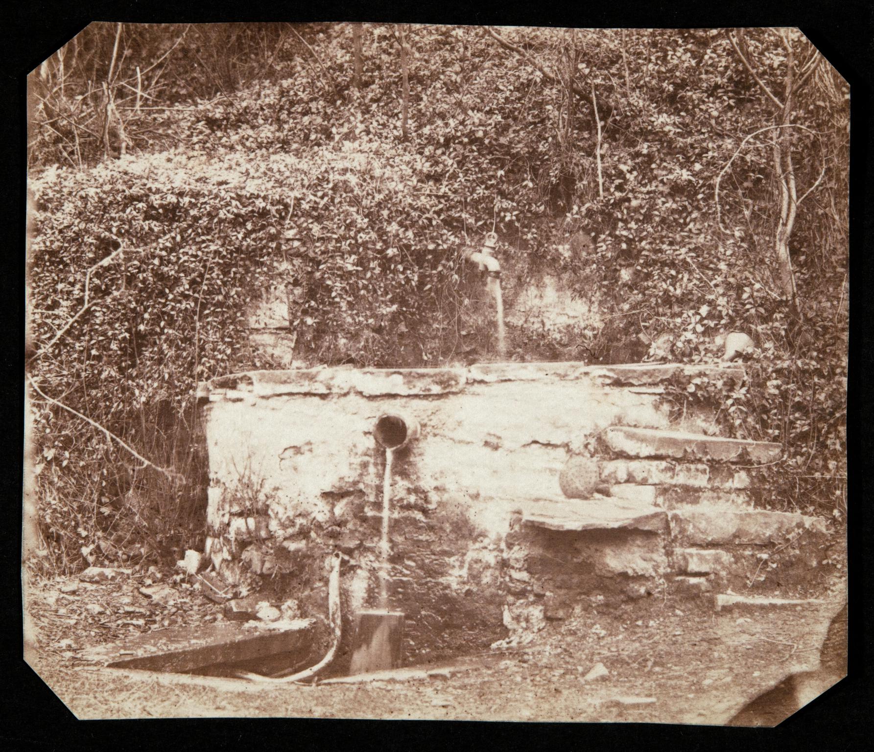 Water cistern, photograph