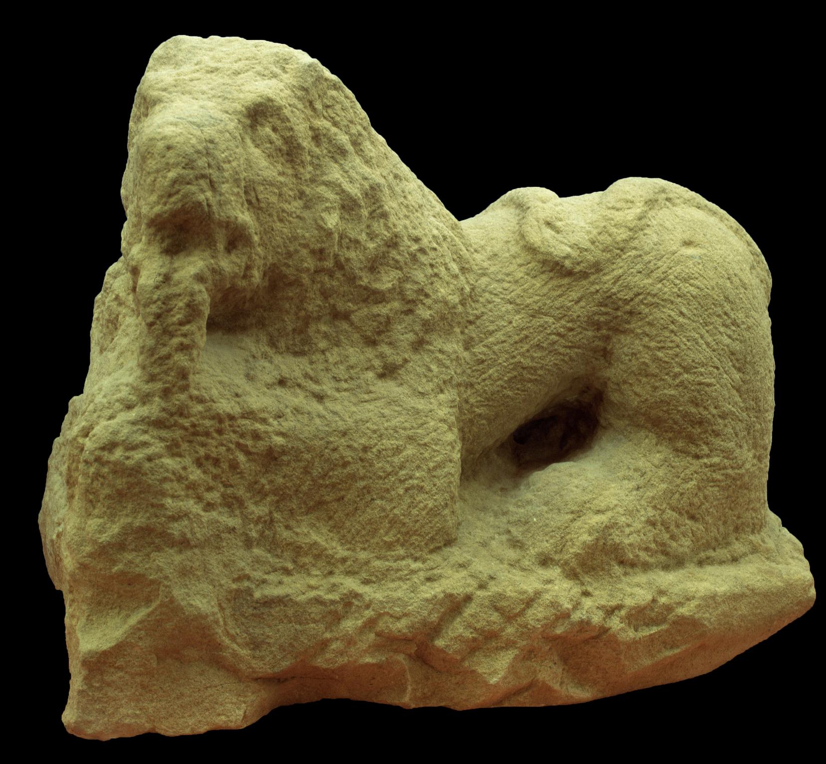 Roman stone lion