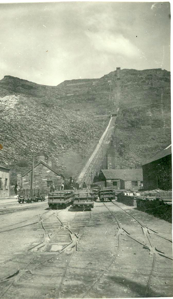 View of one of the inclines at Dinorwig Quarry