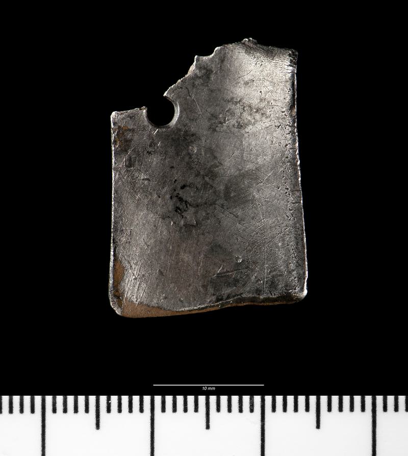 Medieval silver mount