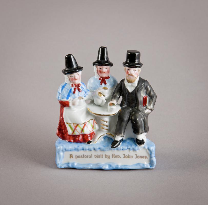 tea party with vicar figurine - Rev. John Jones