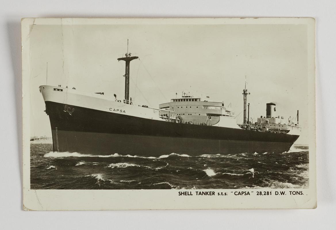 Shell Tanker s.t.s. "CAPSA" 28,281 D.W. Tons