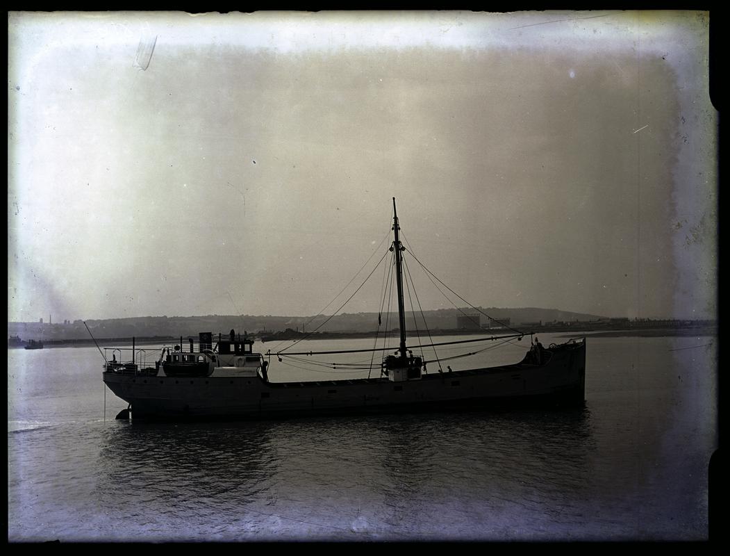 Starboard Broadside view of M.V. CORNELIA B, c.1936.