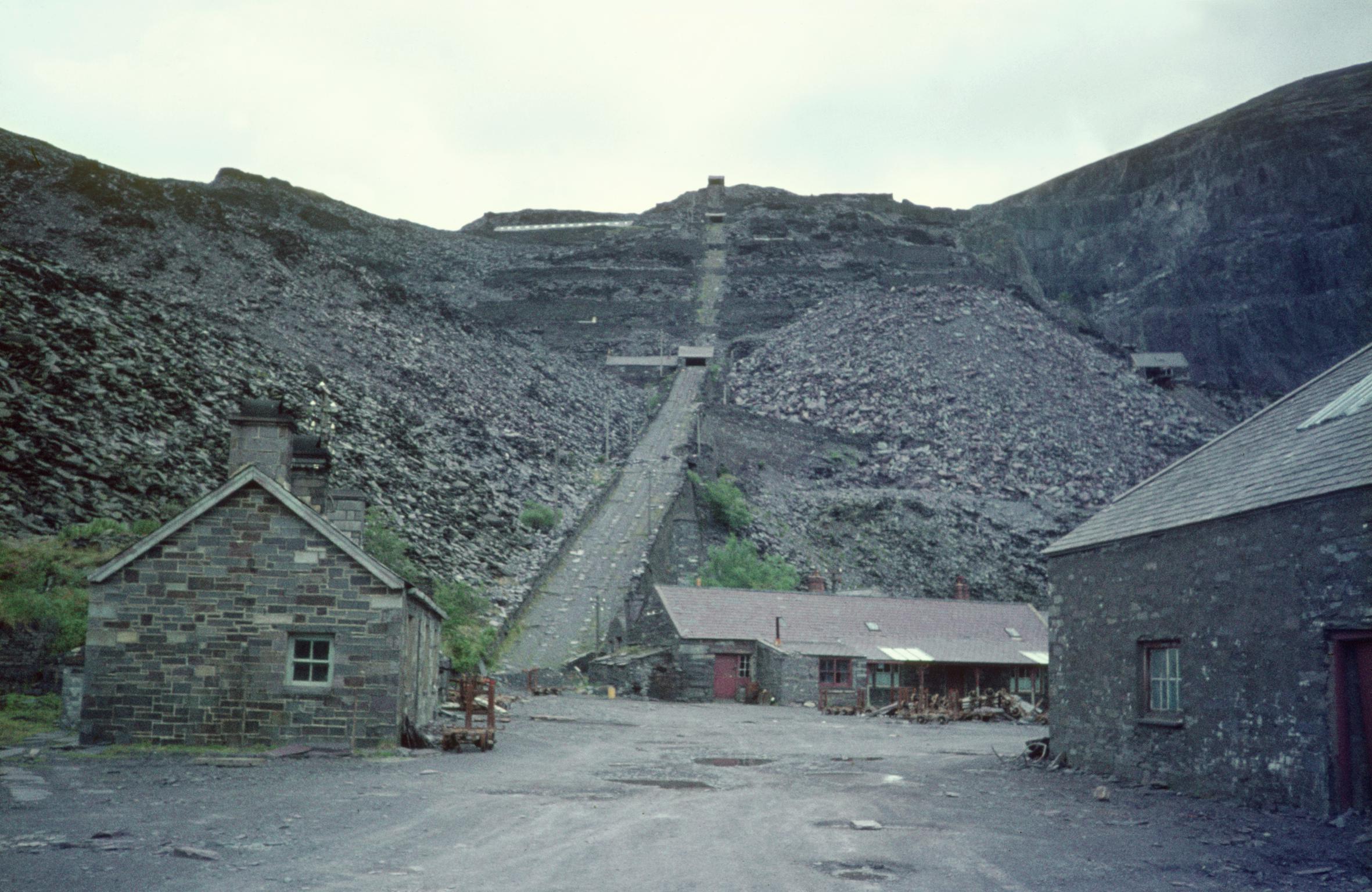 Dinorwig slate quarry, slide