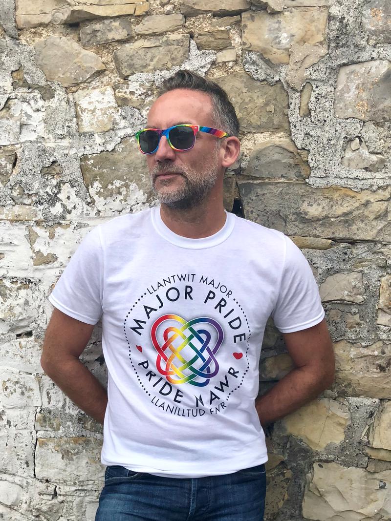 Rhodri Ellis Owen, organiser of the first Llantwit Major Pride, 2018.