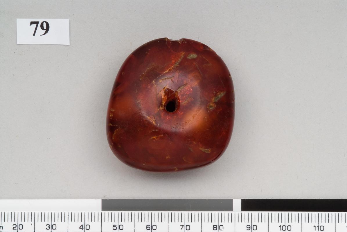Late Bronze Age amber bead