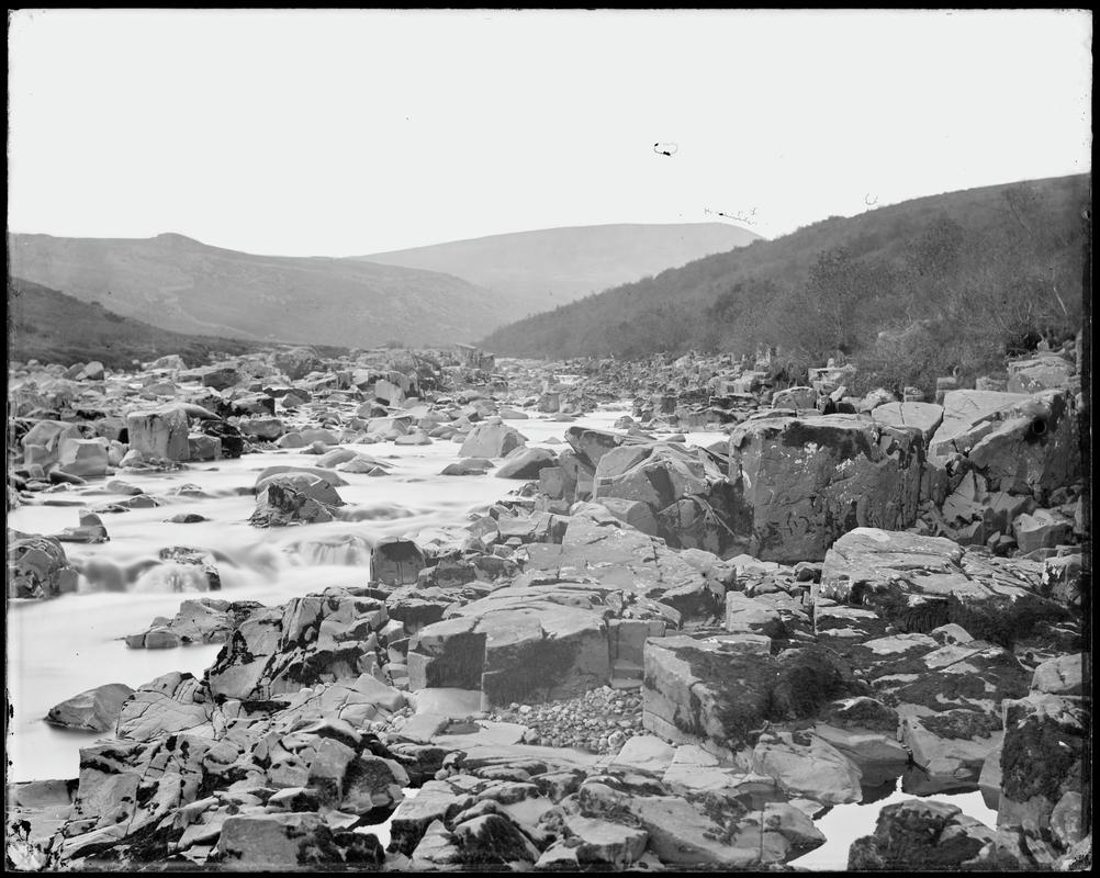 The River Tees Above High Force (glass negative)