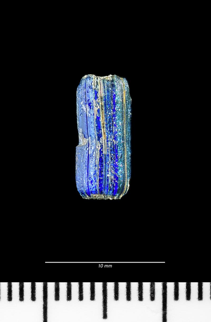 Roman glass polygonal bead