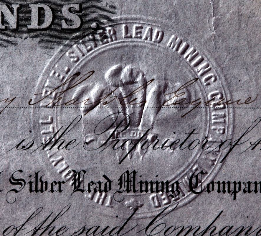 Holywell Level Silver Lead Mining Co. Ltd., share cert.