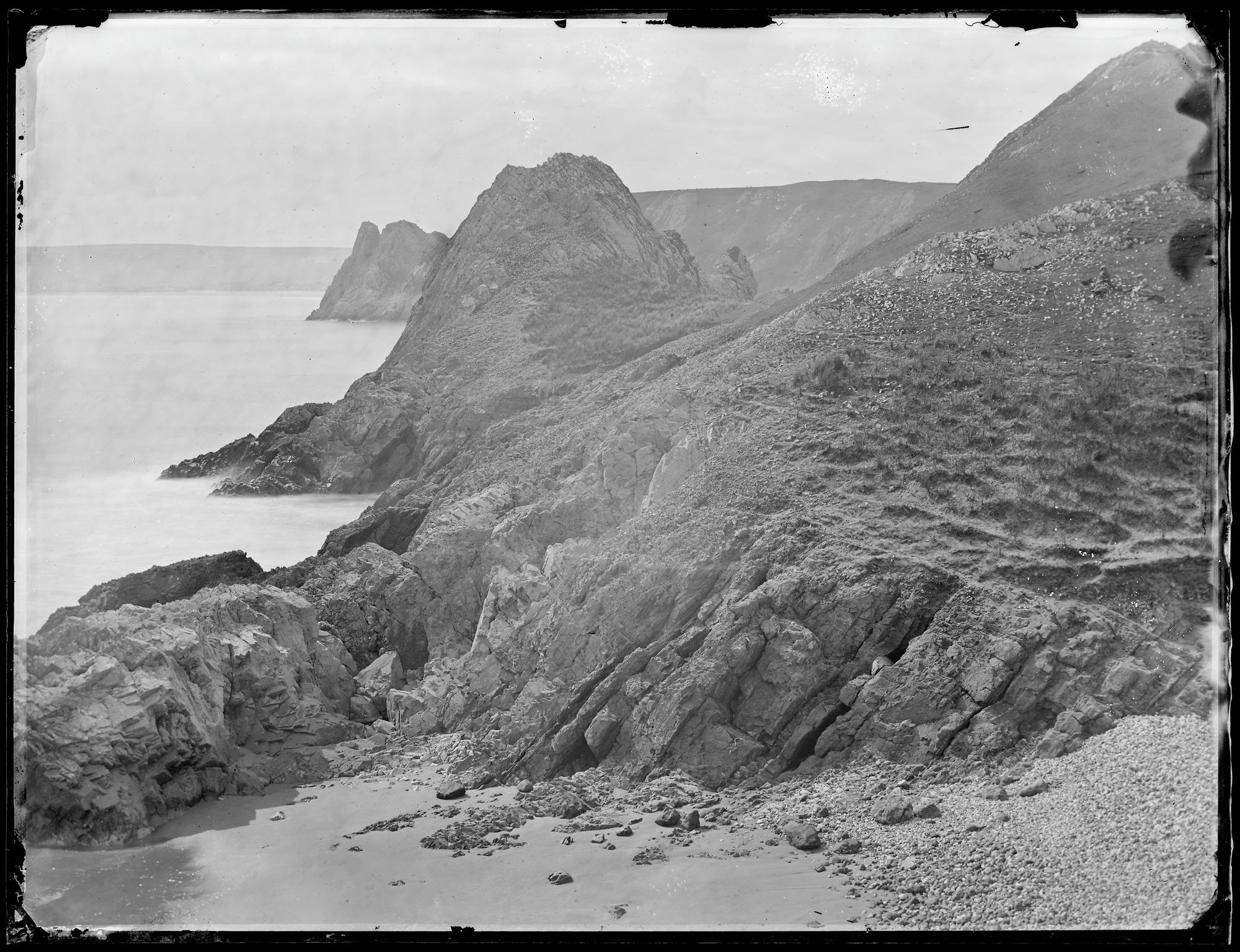 Great Tor, Old View (glass neg)