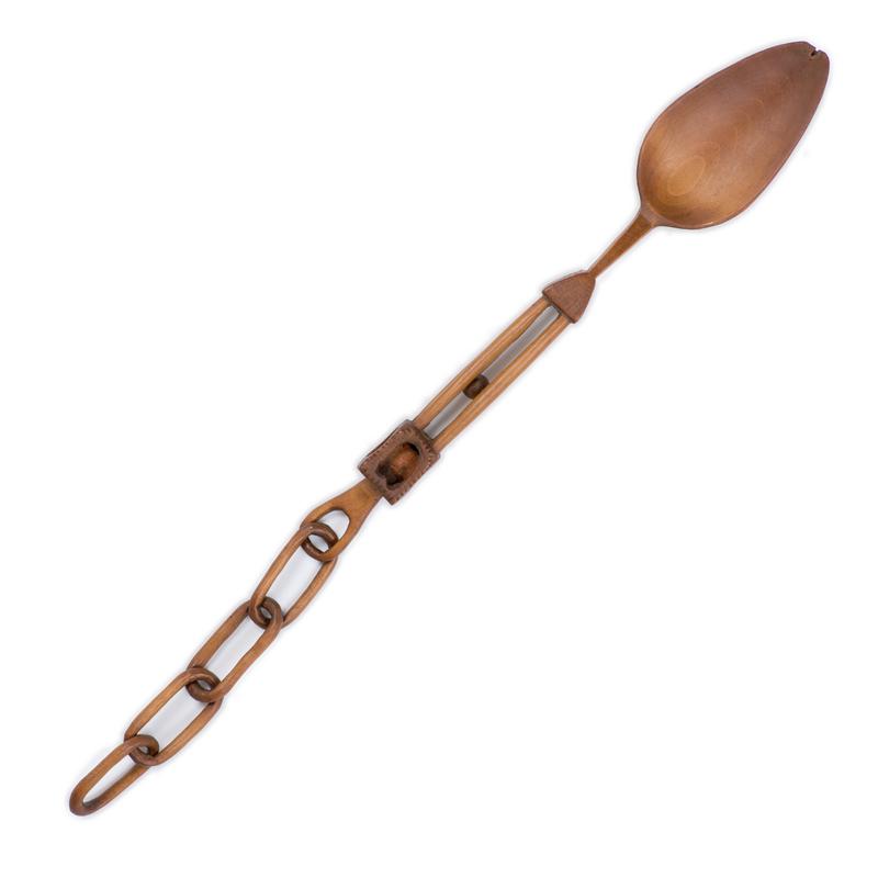 Finely carved spoon