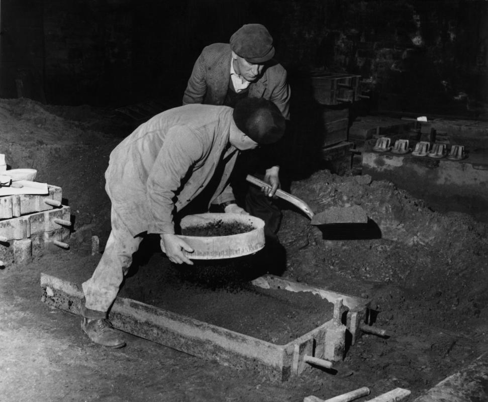 Dinorwig quarry, pattern making moulding, photograph