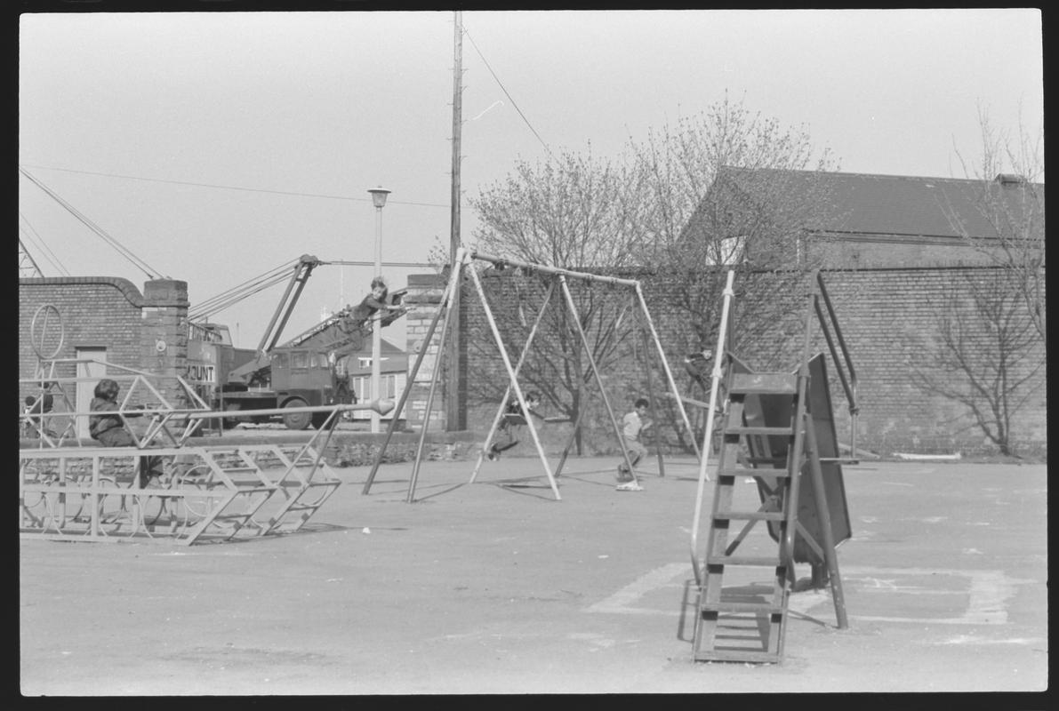 Children's playground in front of Bute Esplanade.