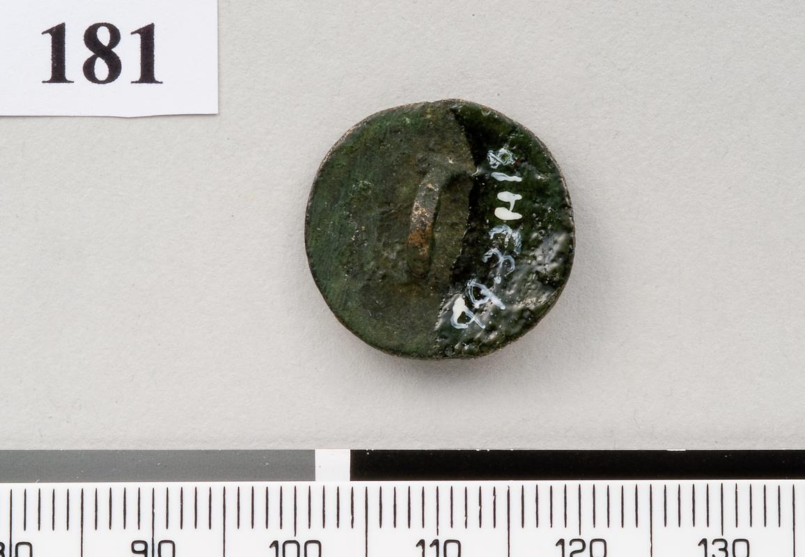 Late Bronze Age bronze button