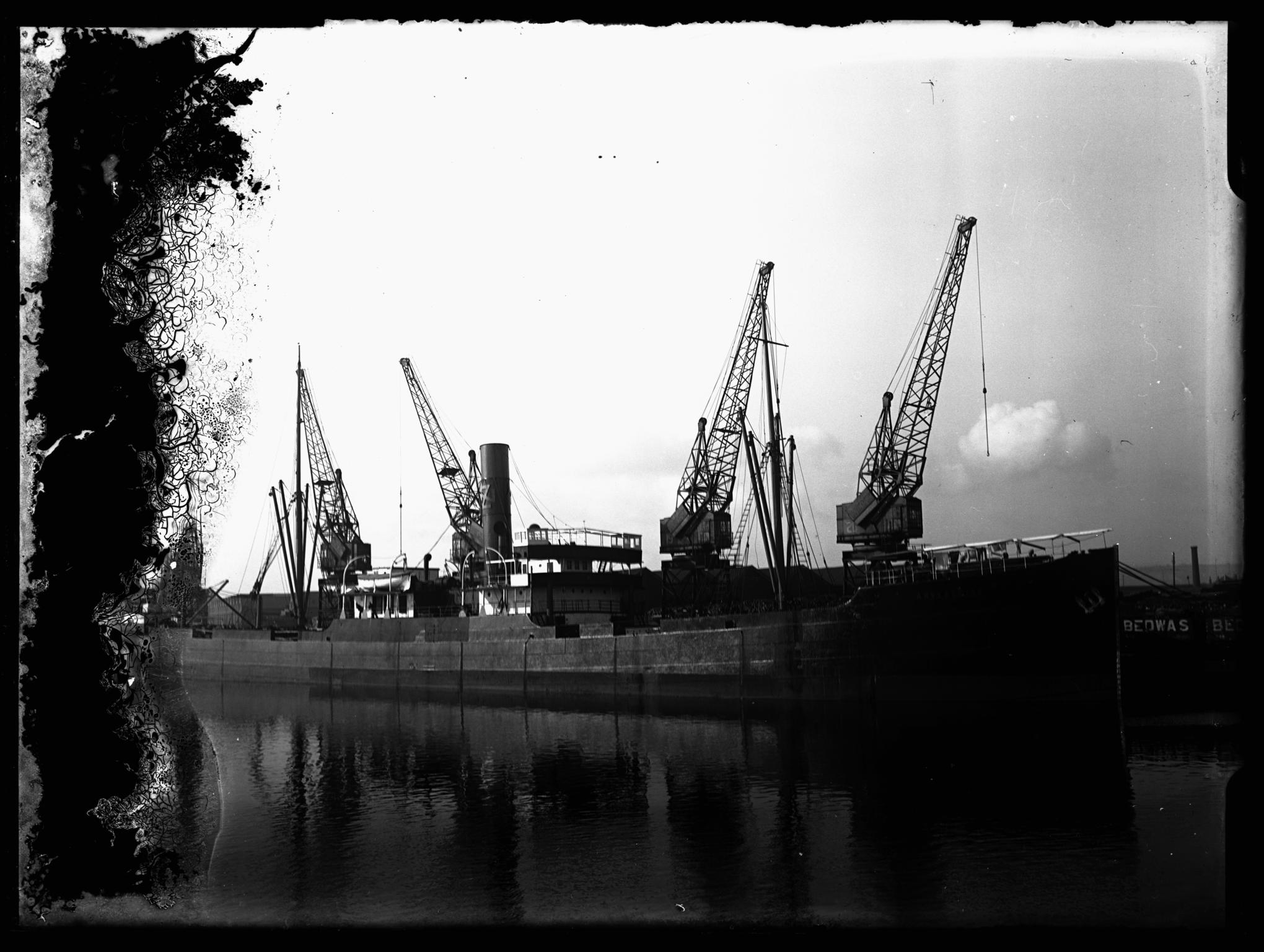 S.S. ANVERSOISE, glass negative