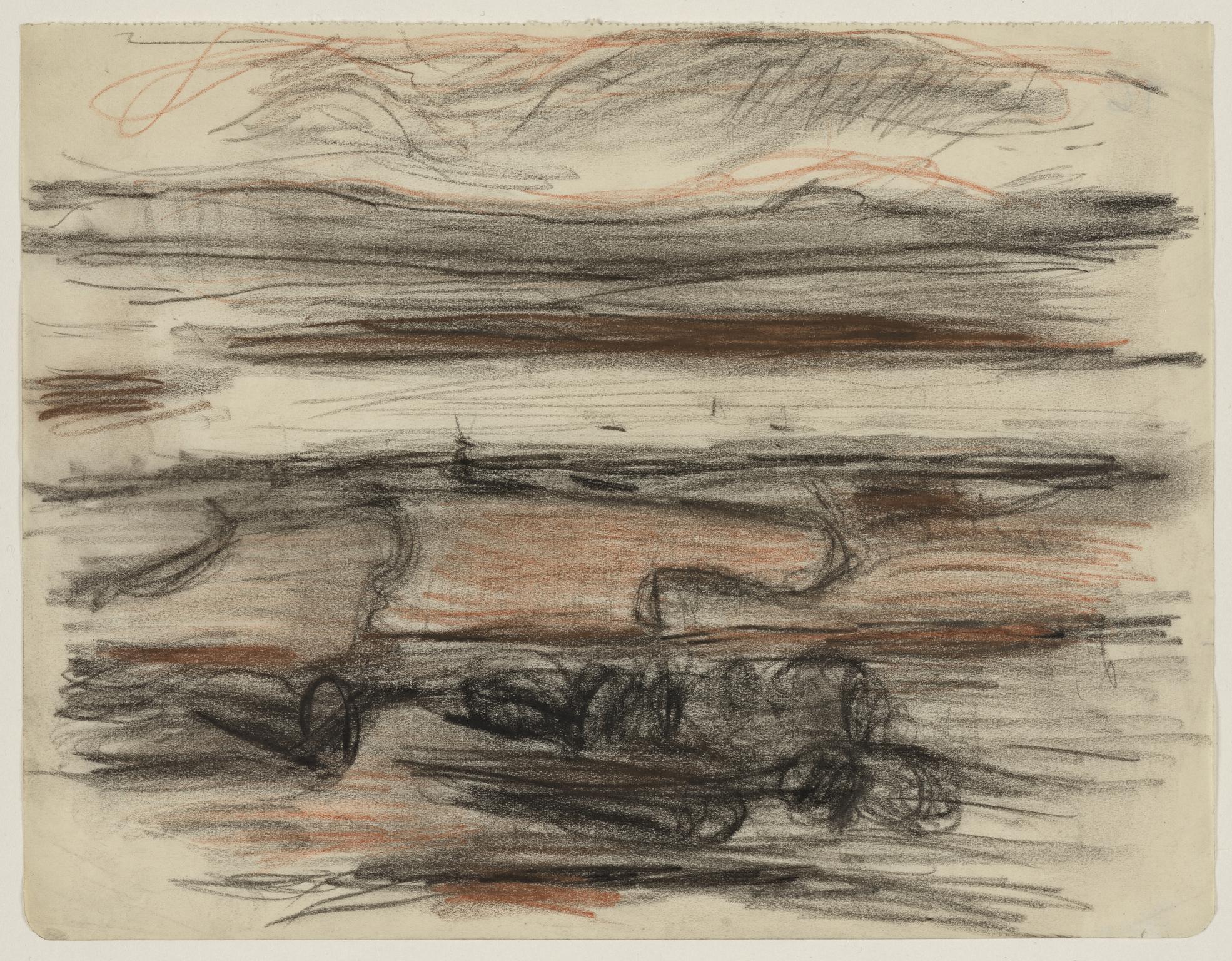 Study for 'Estuary of the River Dee'