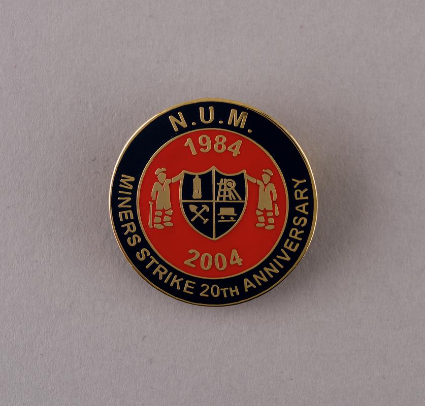 20th anniversary of miners' strike, badge
