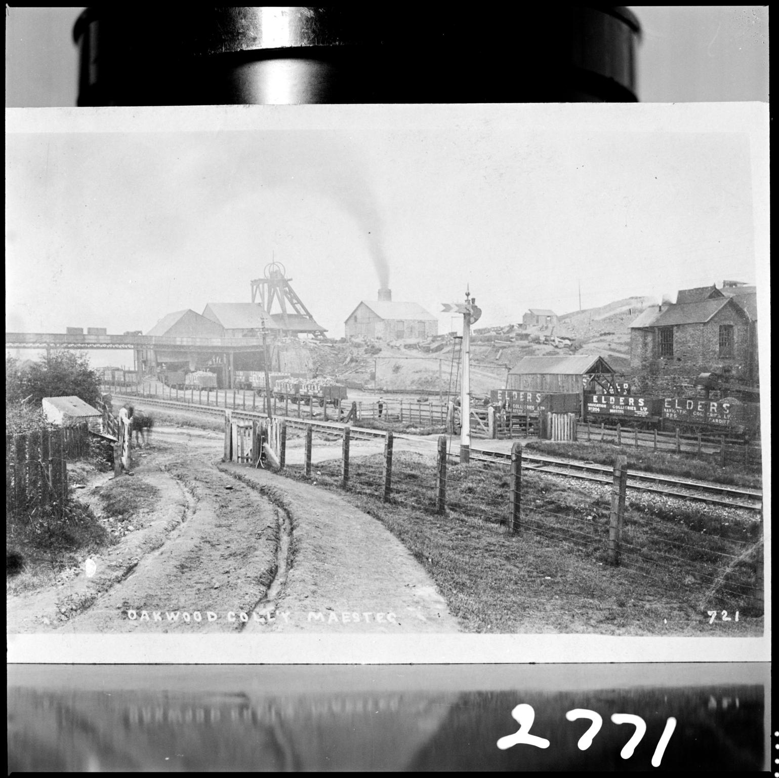 Oakwood Colliery, film negative
