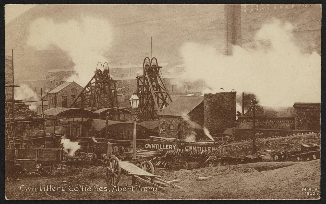 Cwmtillery Collieries, Abertillery (postcard)