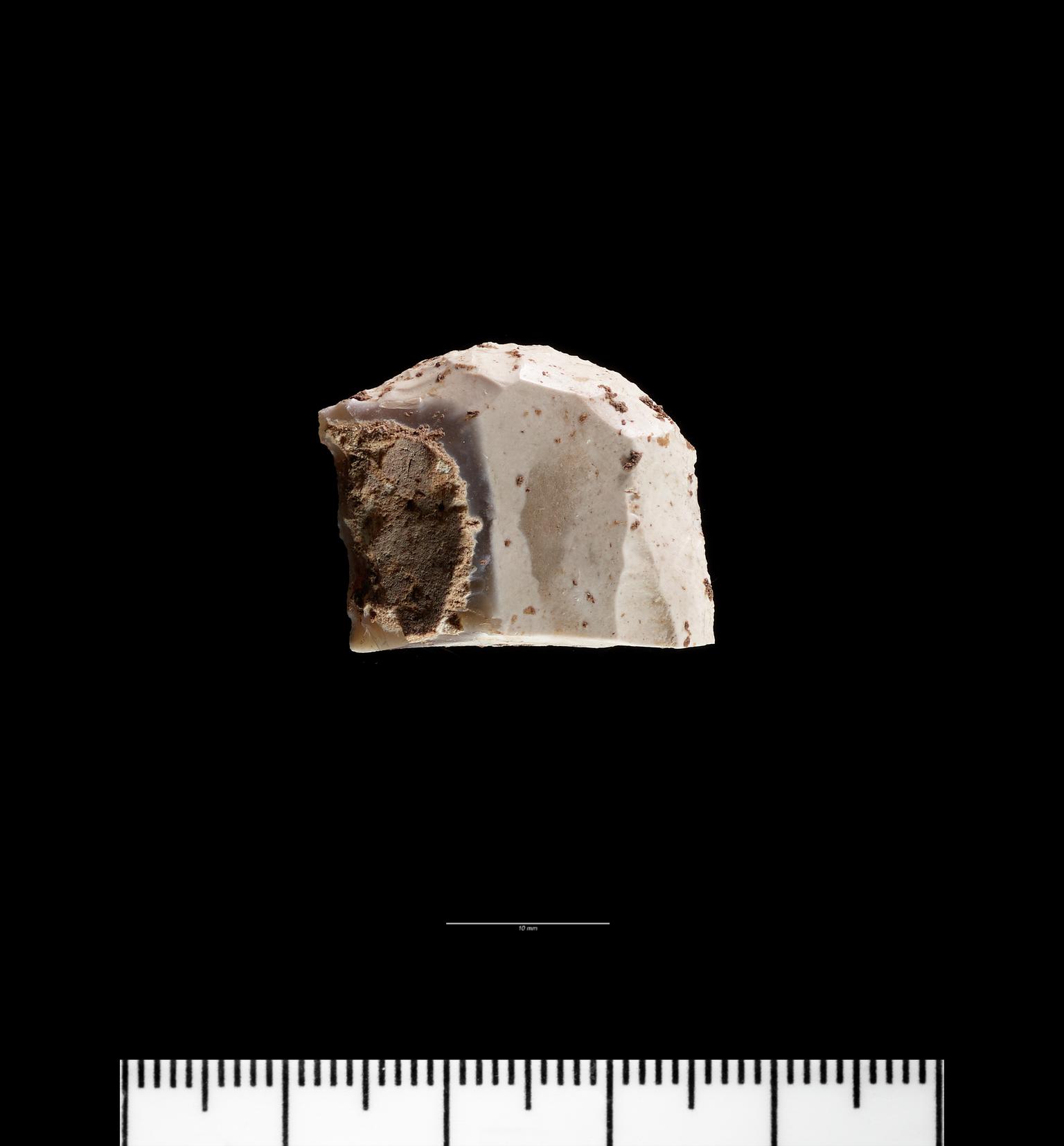 Upper Palaeolithic flint scraper