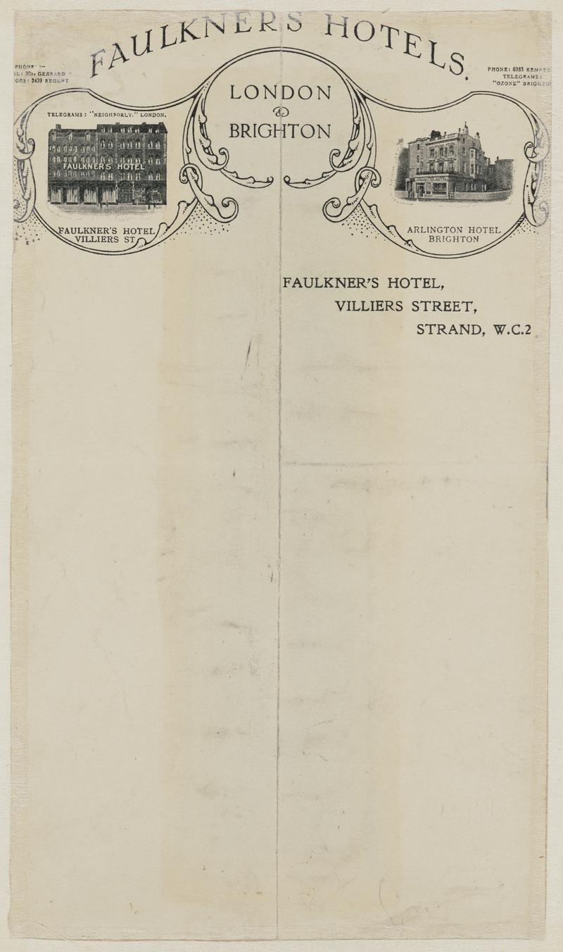 Sketch for a detail of the Alexandra Memorial