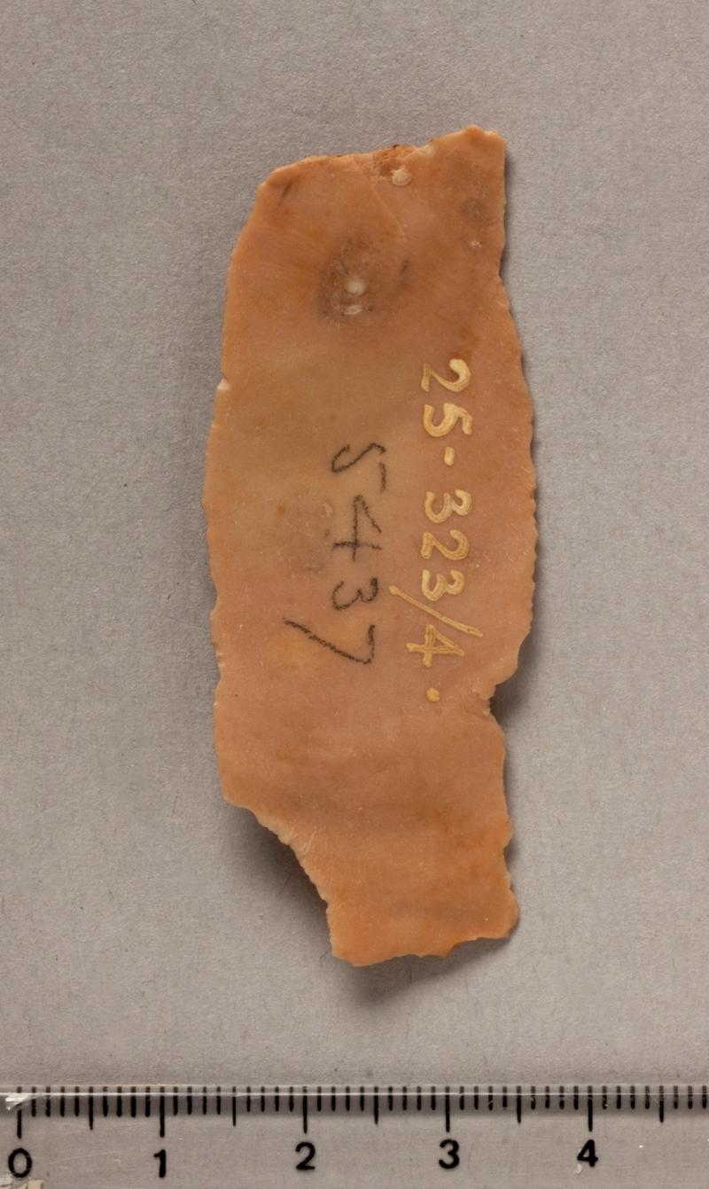 Prehistoric flint blade