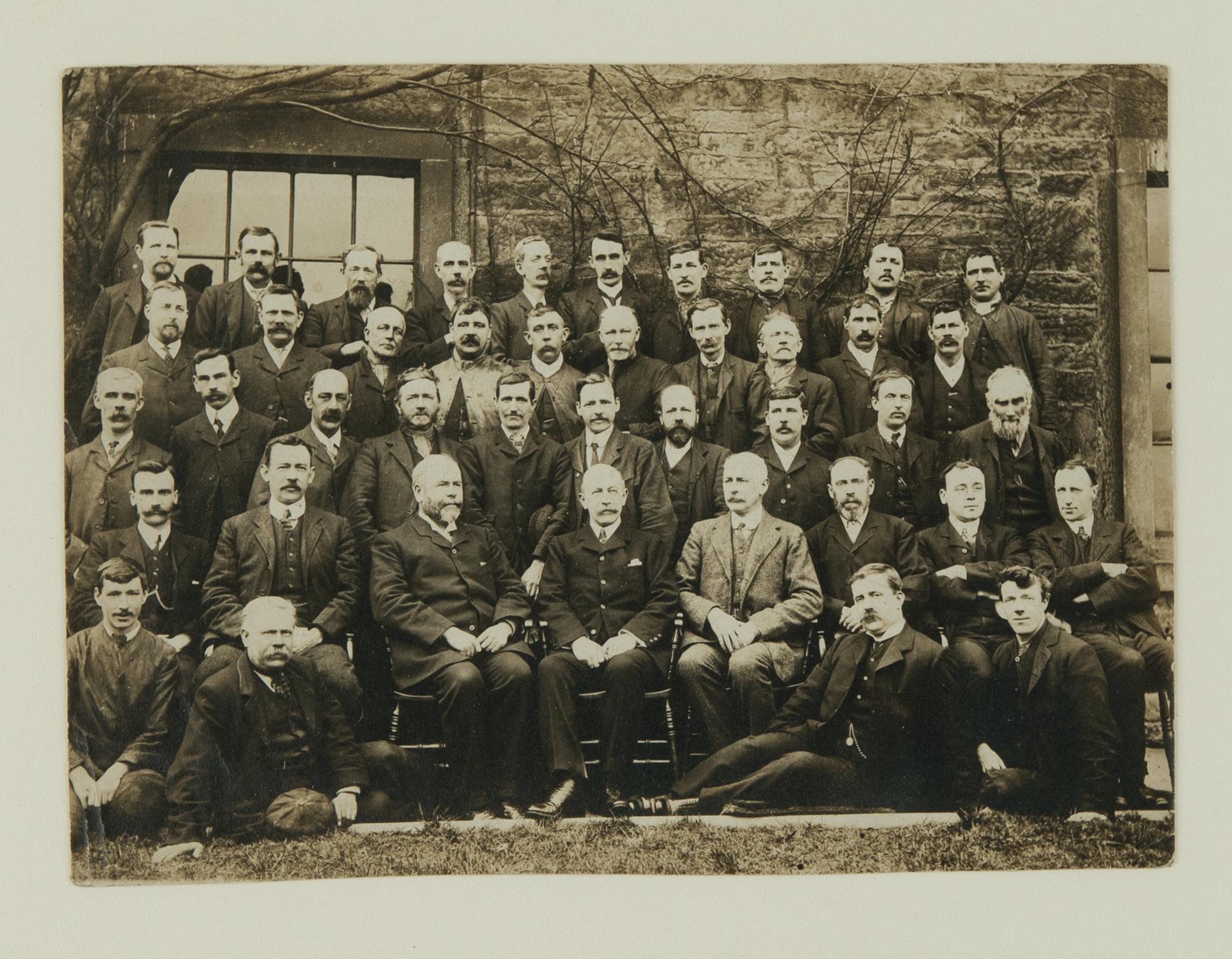 Brymbo works office staff, photograph