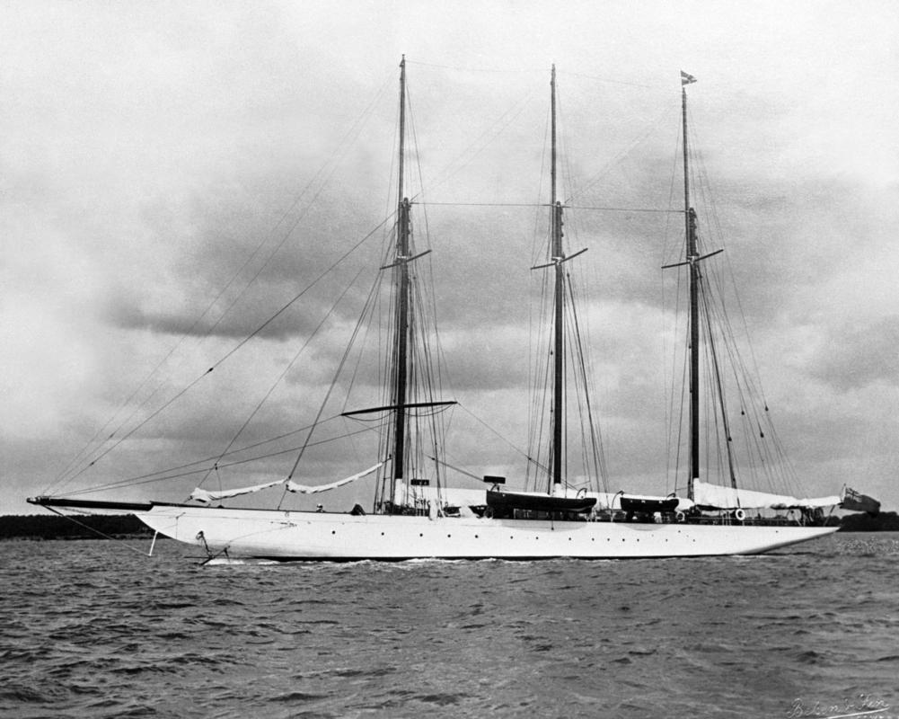 The yacht MARGHERITA, that served both as a training vessel for cadets from the Reardon Smith Nautical School and the family's private yacht, from 1925 until 1933.