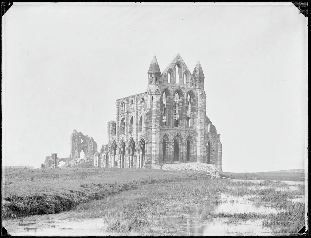 Whitby Abbey (glass negative)