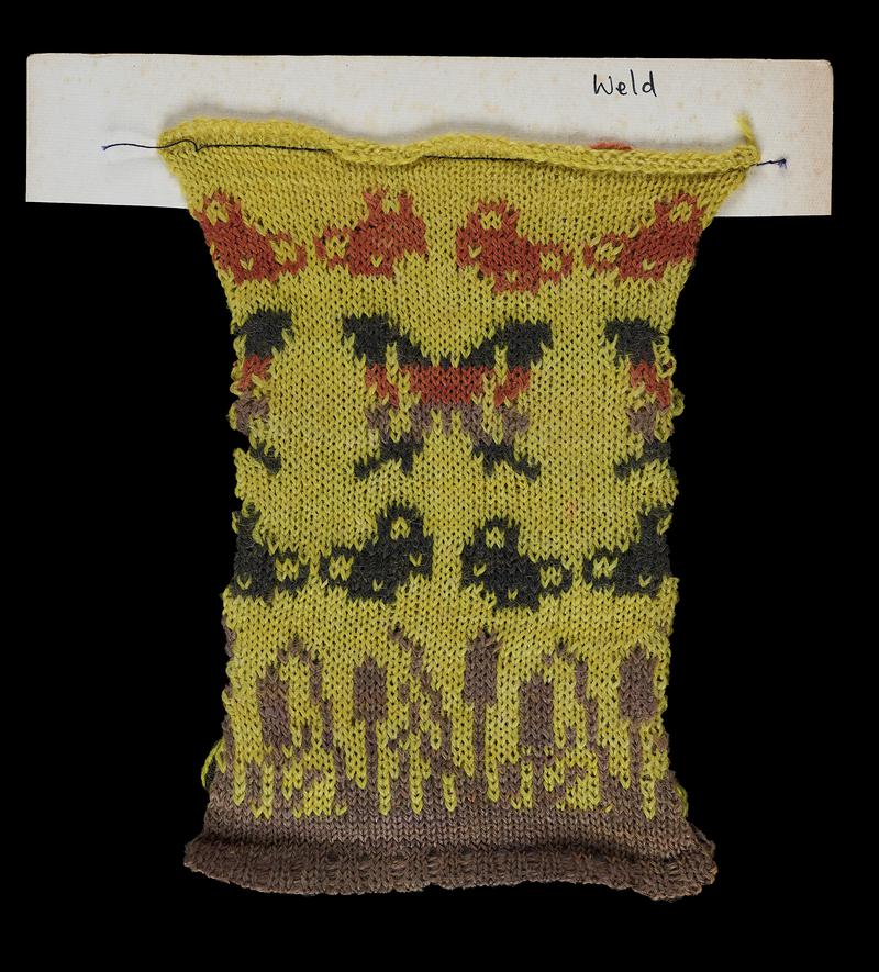 Knitting design sample