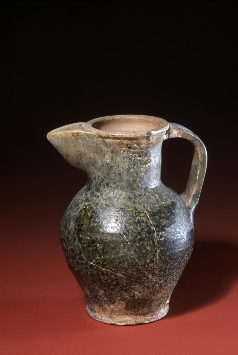 Medieval pottery jug