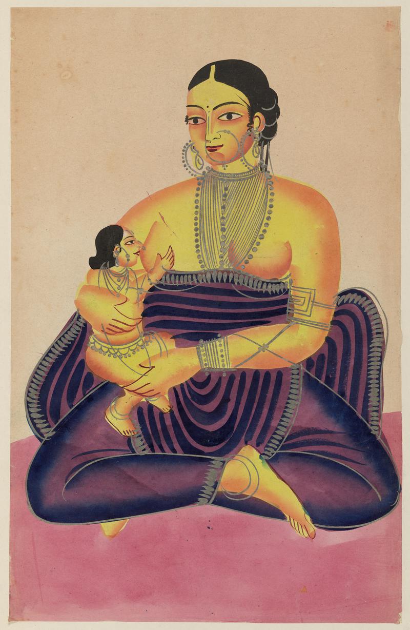 Lord Chaitanya and Mother Sachi
