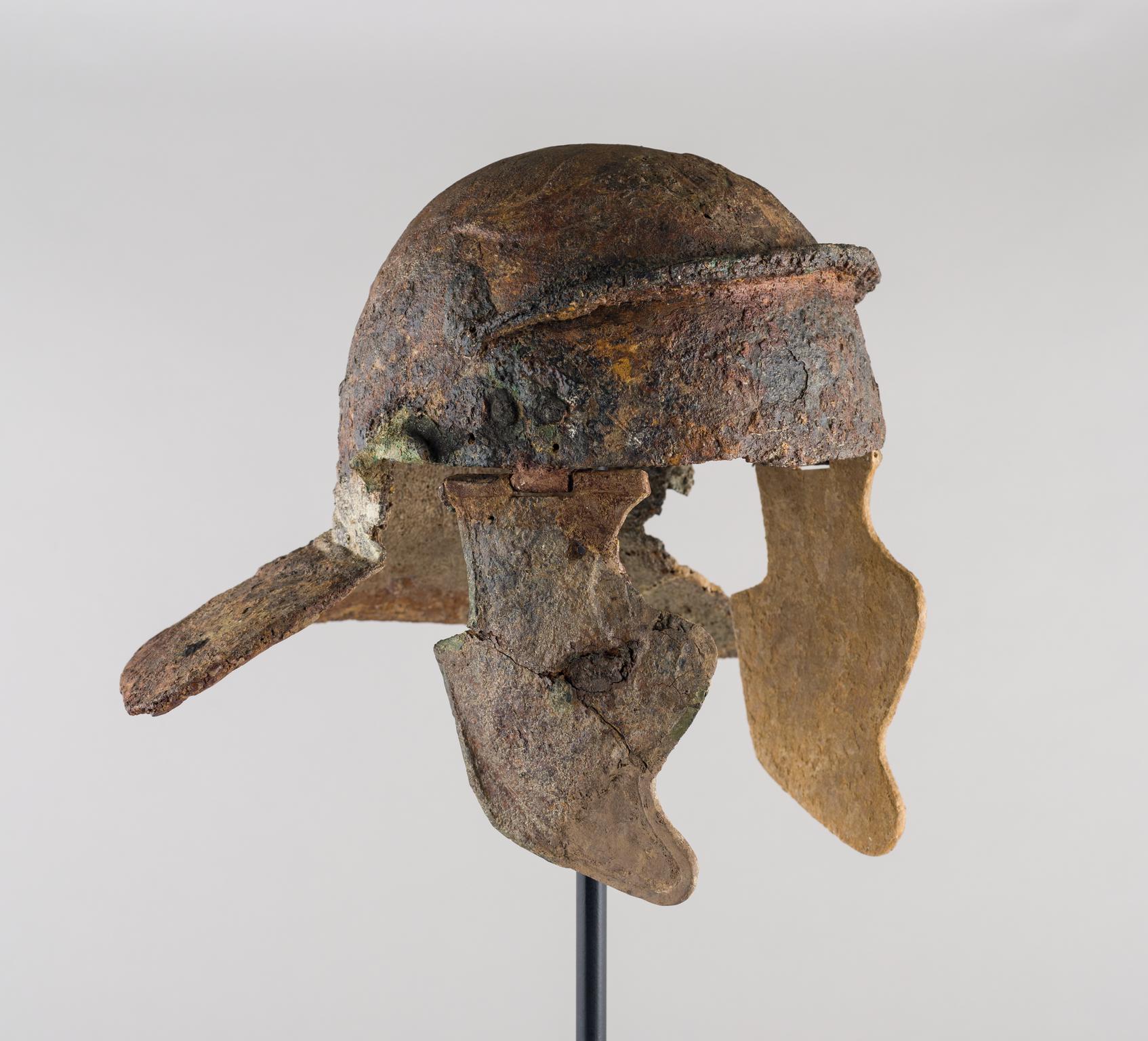 Roman iron helmet