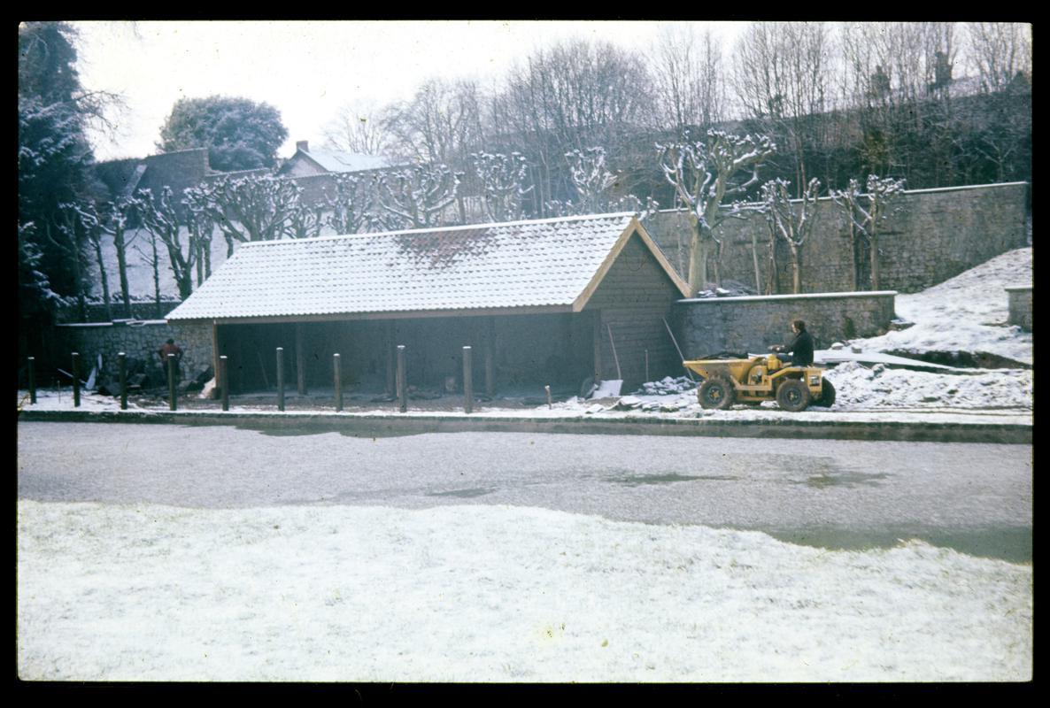 The Swimming pool and Boat house, St Fagans