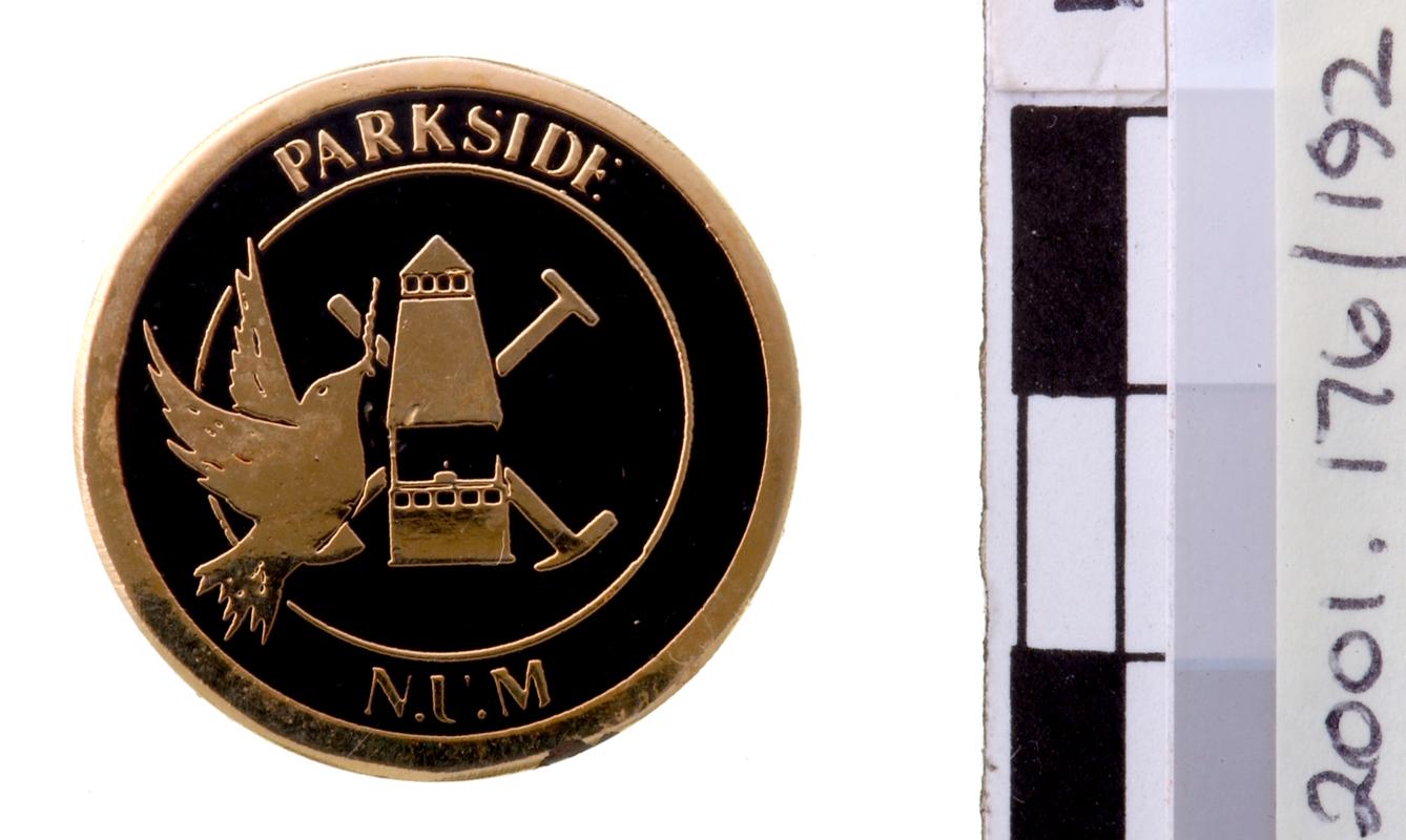 N.U.M Lancashire Area badge