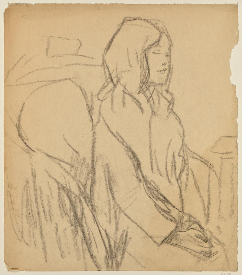 Study of a seated girl