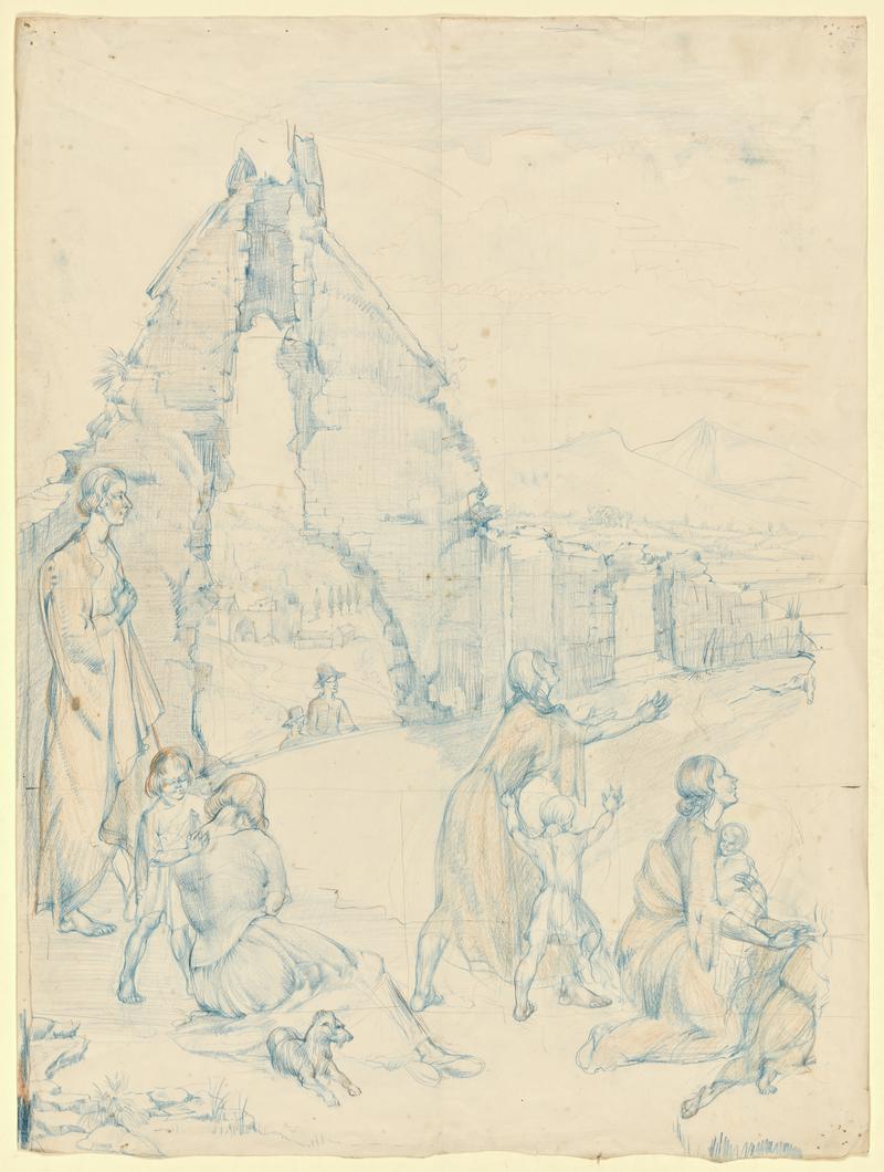 Sketch for 'Christ on the Road to Calvary'