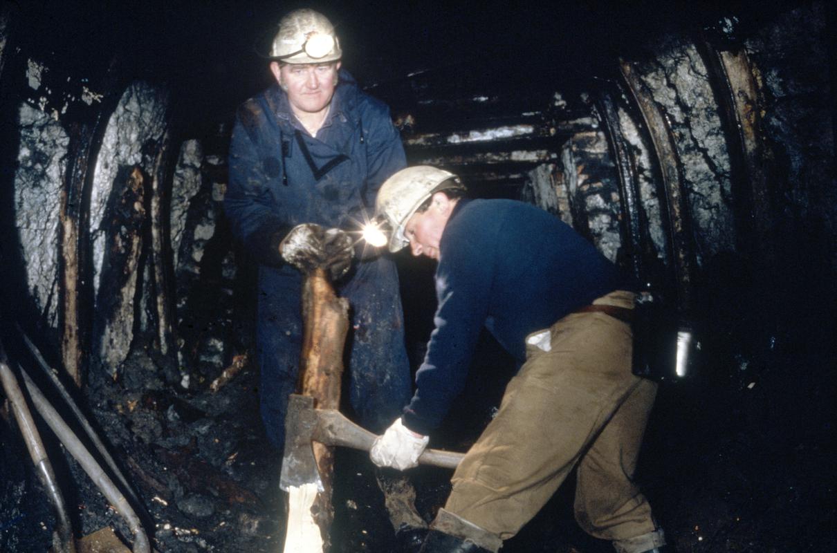 Big Pit Mining Museum, film slide