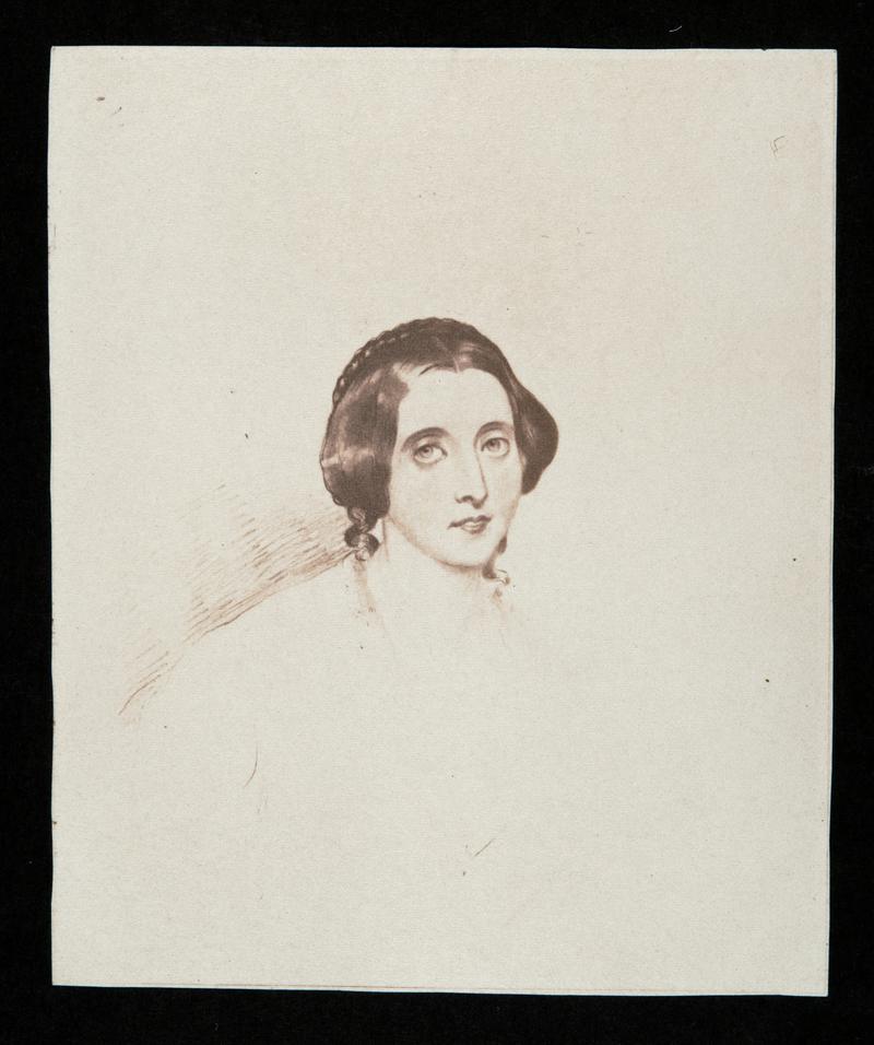 Drawing of a lady's head