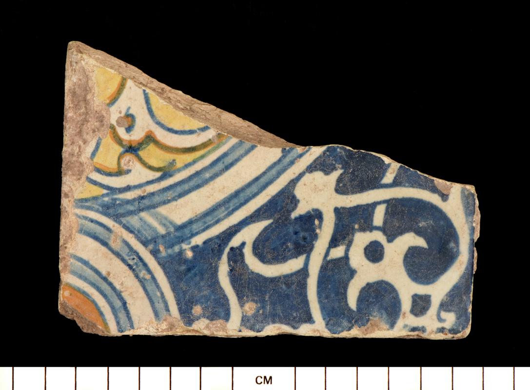 Post-Medieval ceramic floor tile