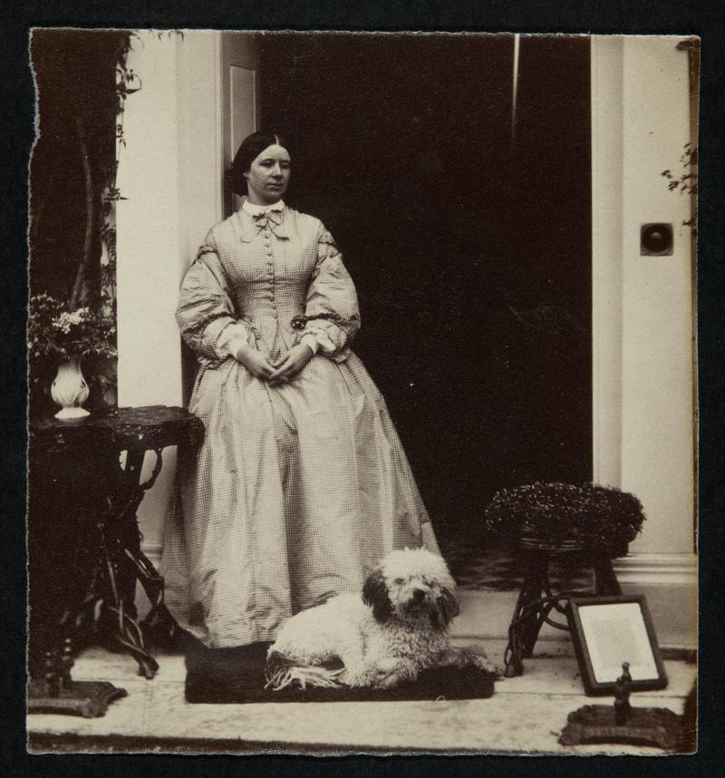 Lady with a dog