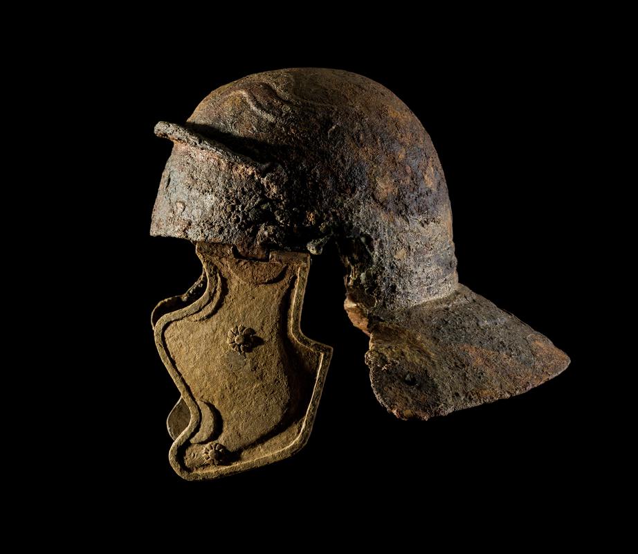 Roman iron helmet