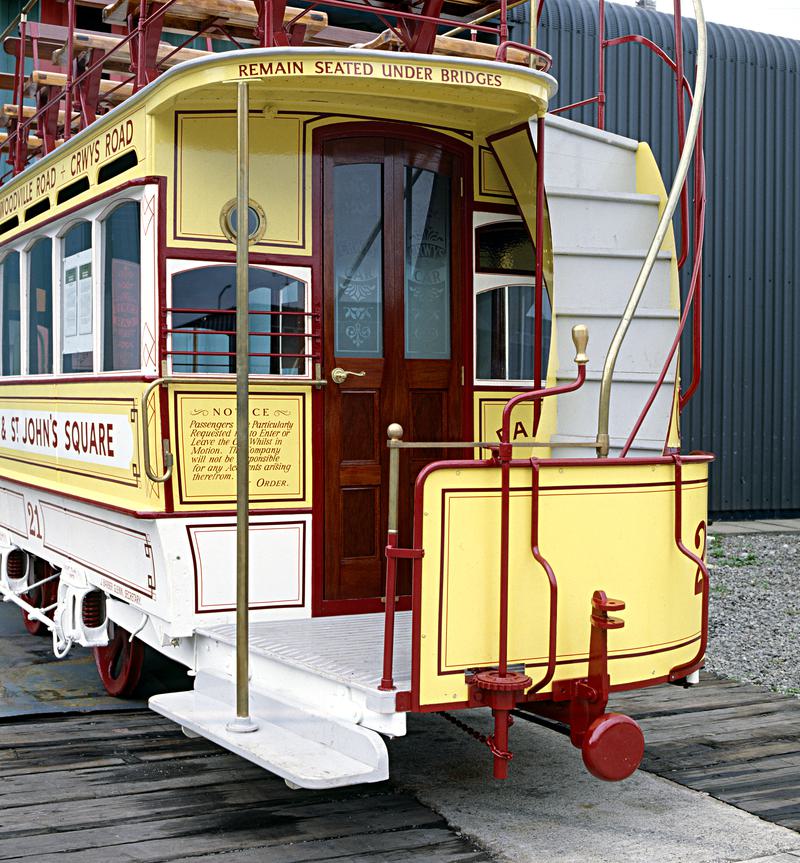 Cardiff horse tram no. 21